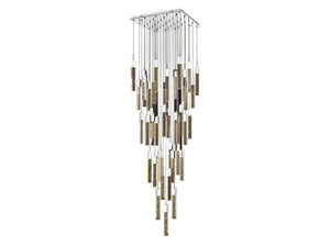 Avenue Lighting - HF1903-41-GL-CH - 41 Light Flush Mount Pendant - The Original Glacier Avenue - Chrome