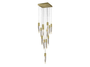 Avenue Lighting - HF1905-13-AP-BB - 13 Light Flush Mount/Pendant - The Original Aspen - Brushed Brass