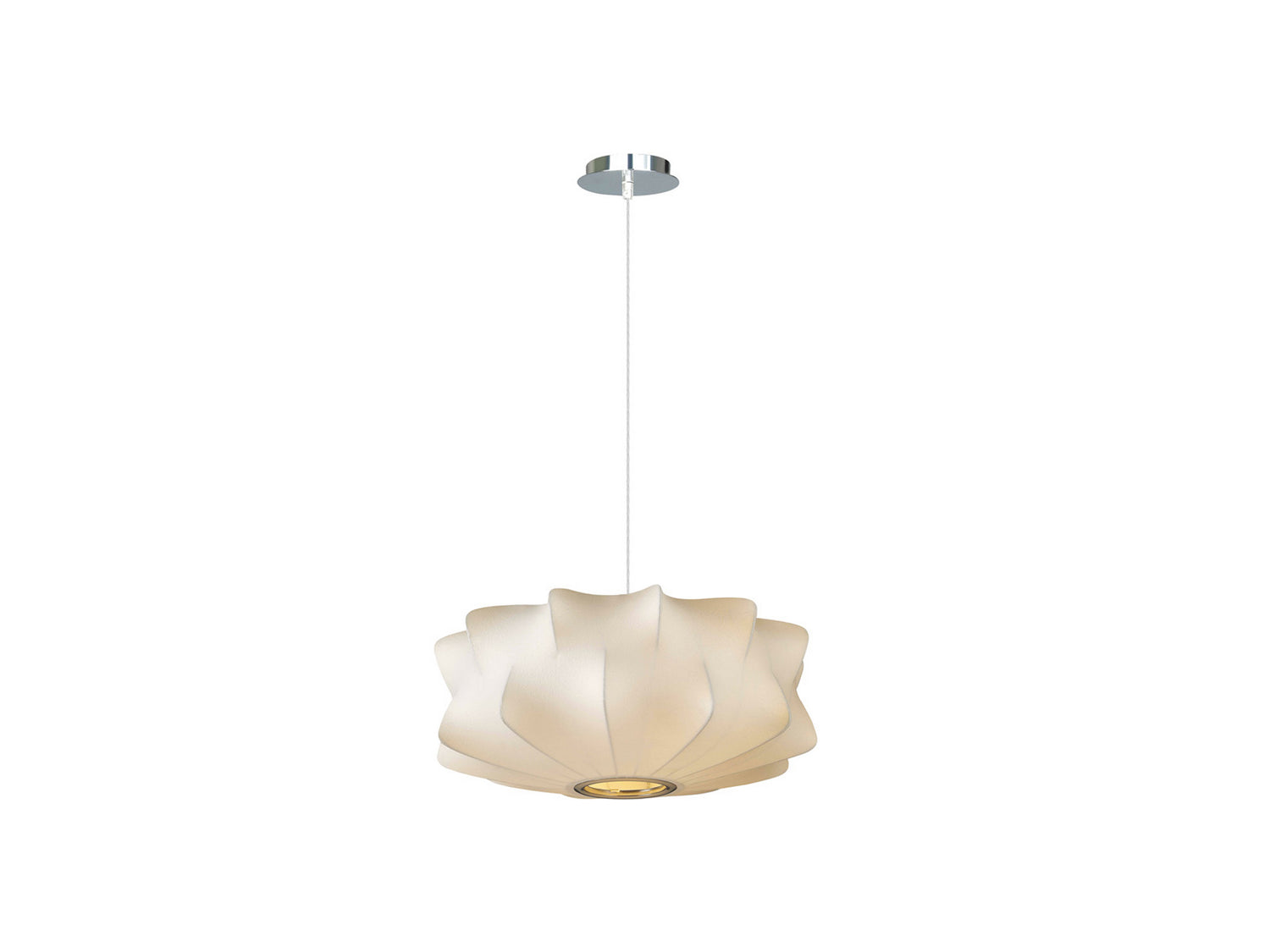 Avenue Lighting - HF2112 - Two Light Pendant - Melrose Pl. - White