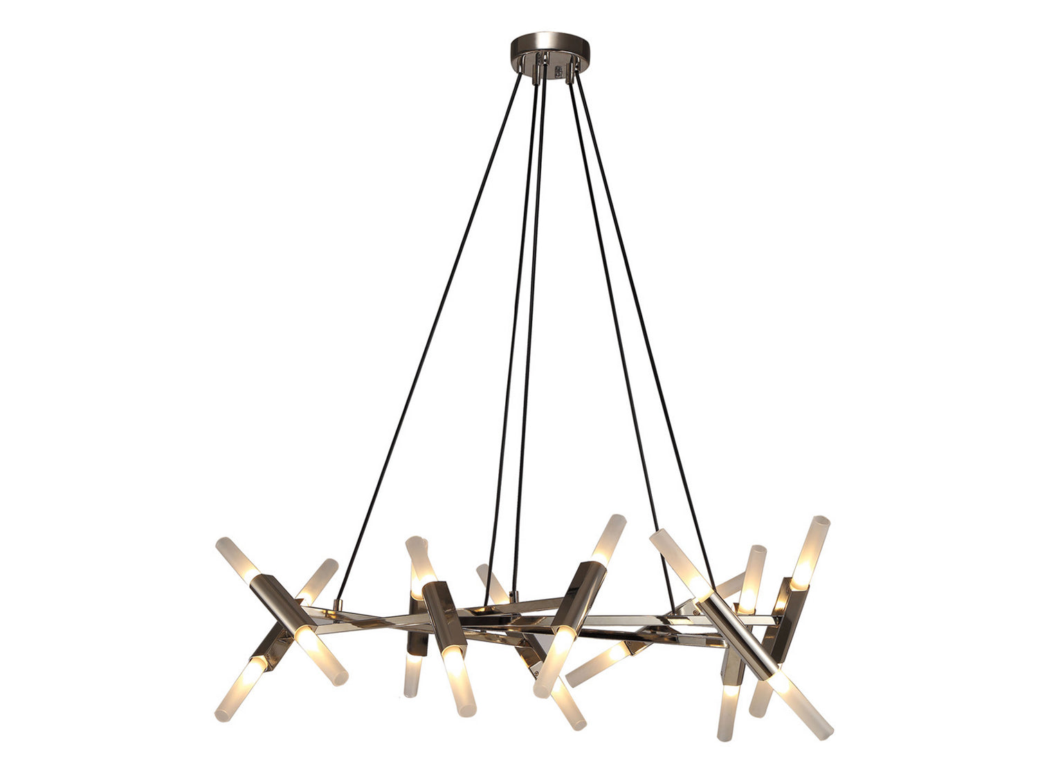 Avenue Lighting - HF6020-PN - 20 Light Chandelier - Manhattan Ave. - Polished Nickel