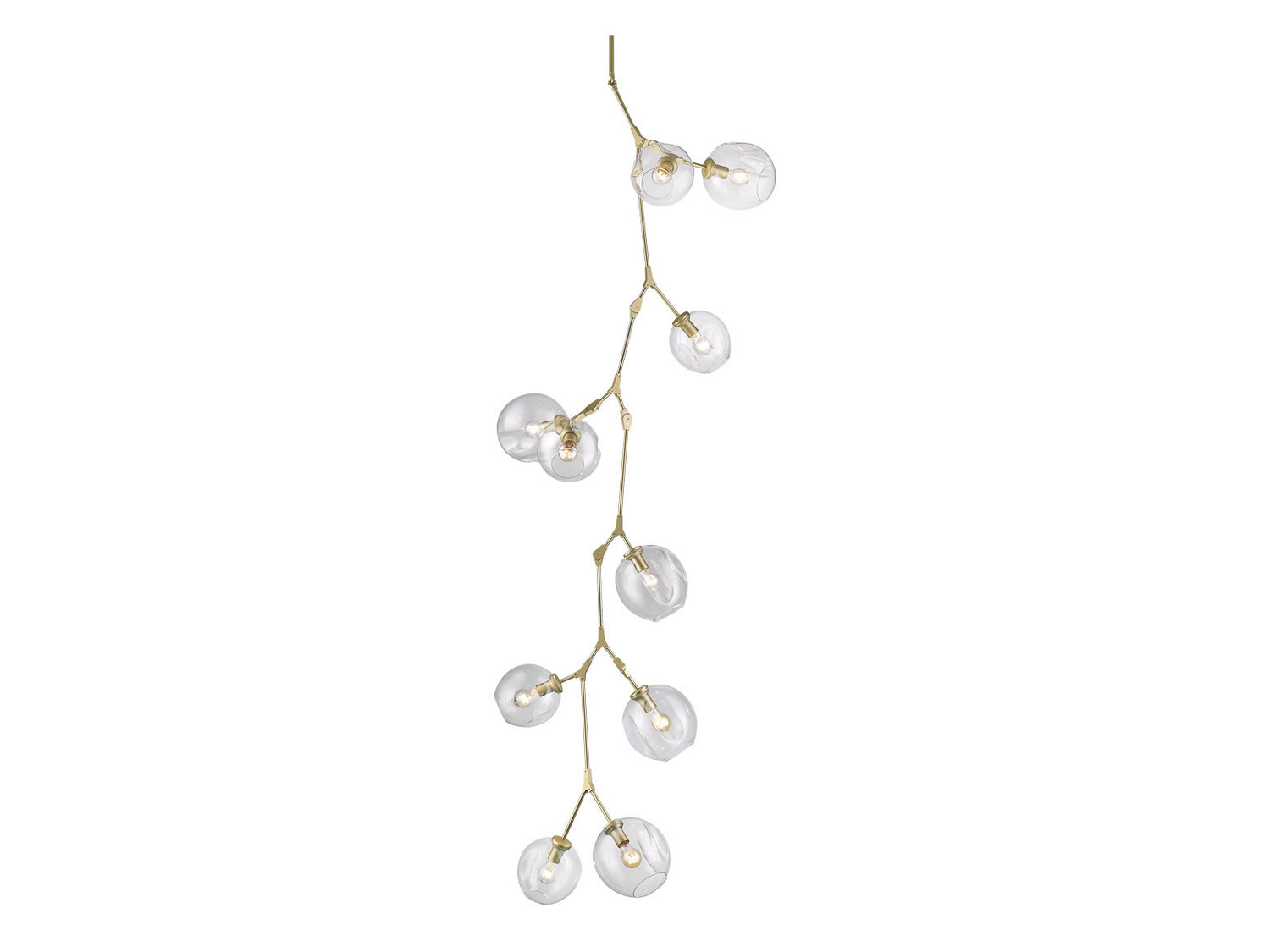 Avenue Lighting - HF8080-BB - Ten Light Chandelier - Fairfax - Brushed Brass