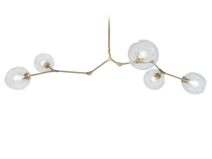 Avenue Lighting - HF8085-BB - Five Light Chandelier - Fairfax - Brushed Brass