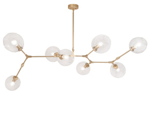 Avenue Lighting - HF8088-BB - Eight Light Chandelier - Fairfax - Brushed Brass