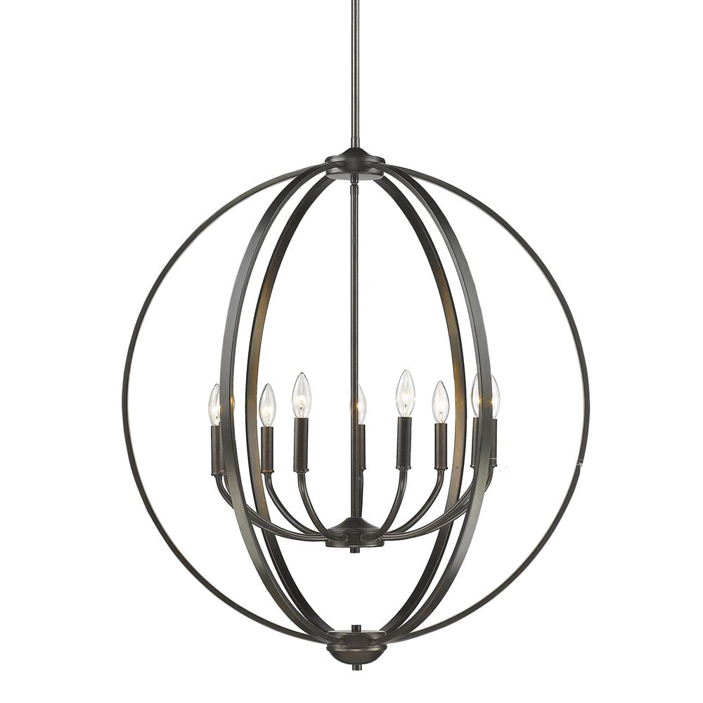 Golden - 3167-9 EB - Nine Light Chandelier - Colson EB - Etruscan Bronze