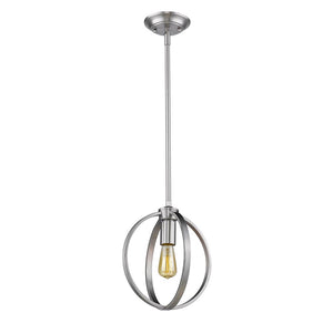 Golden - 3167-M1L PW - One Light Mini Pendant - Colson PW - Pewter