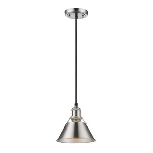 Golden - 3306-S PW-PW - One Light Mini Pendant - Orwell PW - Pewter