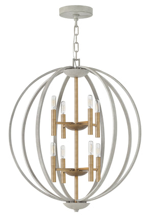 Hinkley - 3468CG - LED Foyer Pendant - Euclid - Cement Gray