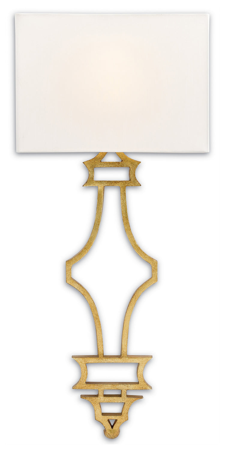 Currey and Company - 5000-0030 - One Light Wall Sconce - Eternity - Antique Gold Leaf