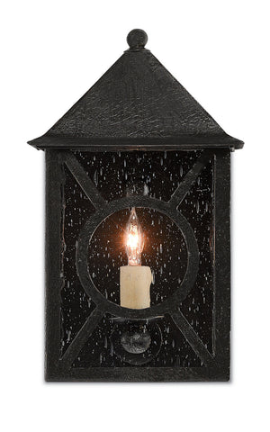 Currey and Company - 5500-0004 - One Light Outdoor Wall Sconce - Ripley - Midnight