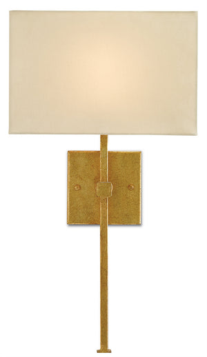 Currey and Company - 5900-0005 - One Light Wall Sconce - Ashdown - Antique Gold Leaf