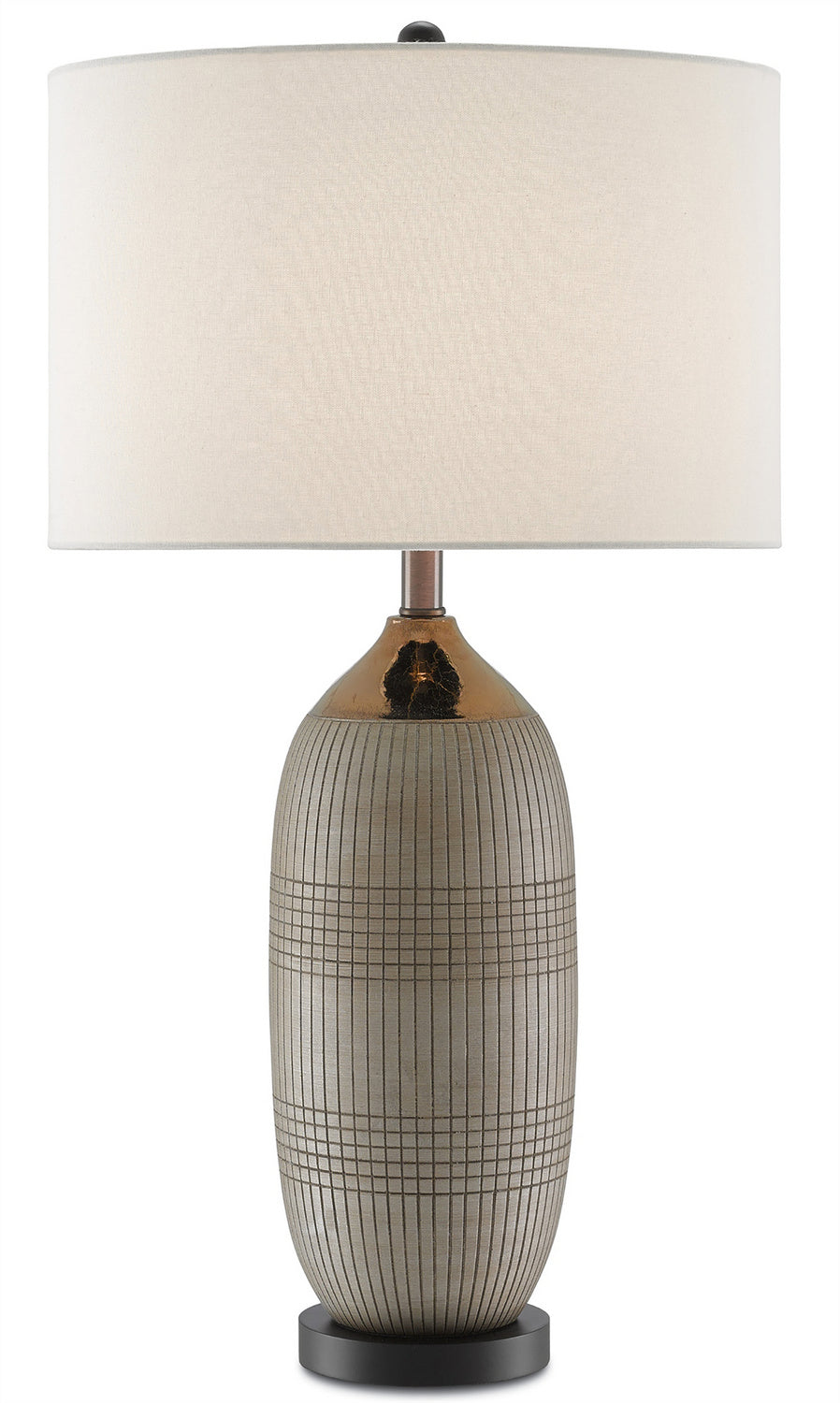 Currey and Company - 6000-0096 - One Light Table Lamp - Alexander - Gold/Black