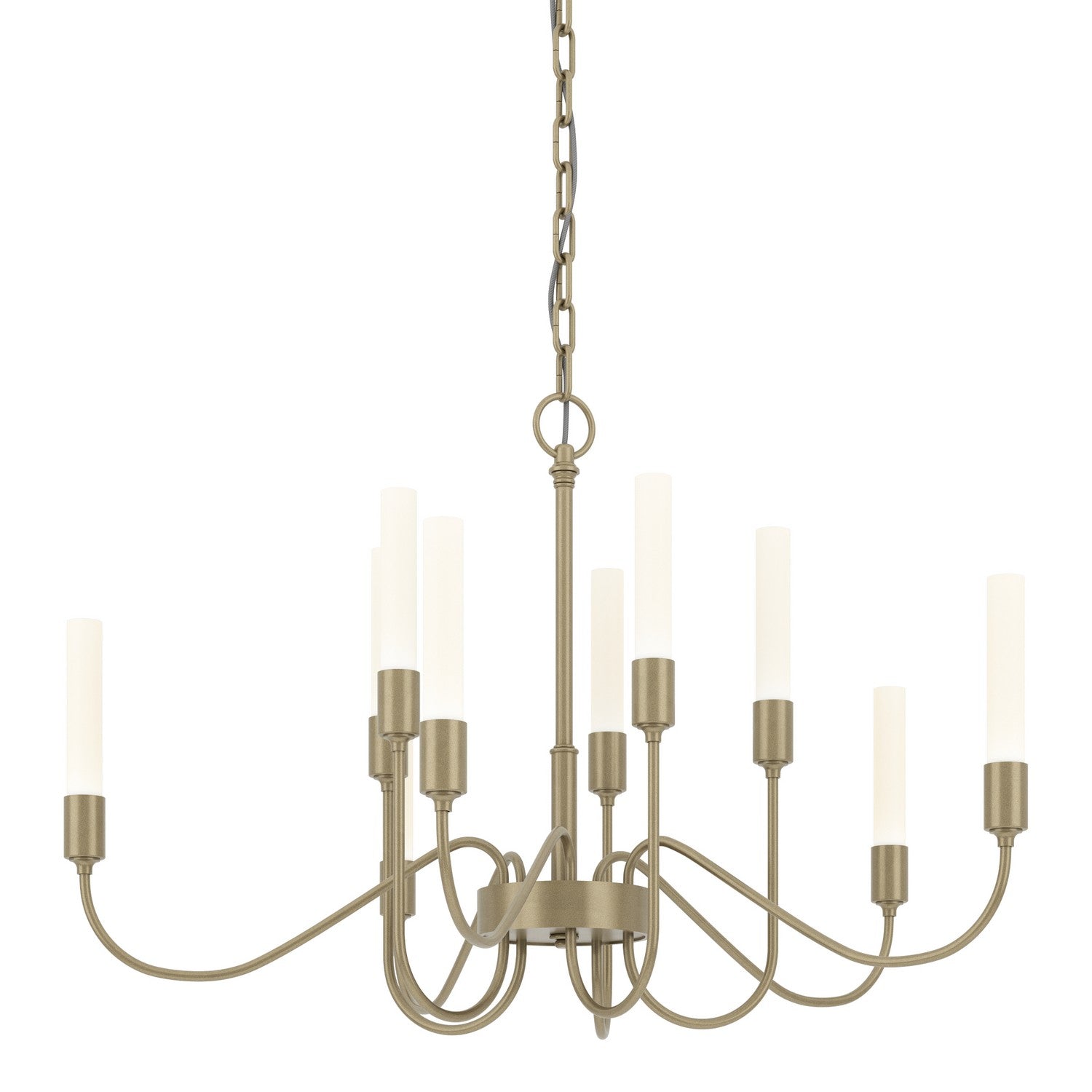 Hubbardton Forge - 106030-SKT-89 - Lisse 10 Arm Chandelier - Lisse - Ink