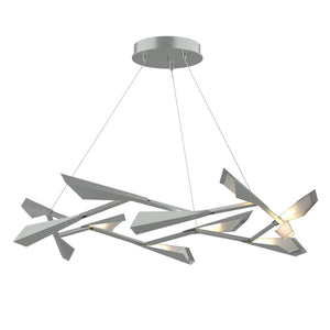 Hubbardton Forge - 135005-LED-STND-82 - LED Pendant - Quill - Vintage Platinum