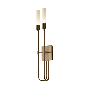 Hubbardton Forge - 203053-SKT-05 - Two Light Wall Sconce - Lisse - Bronze