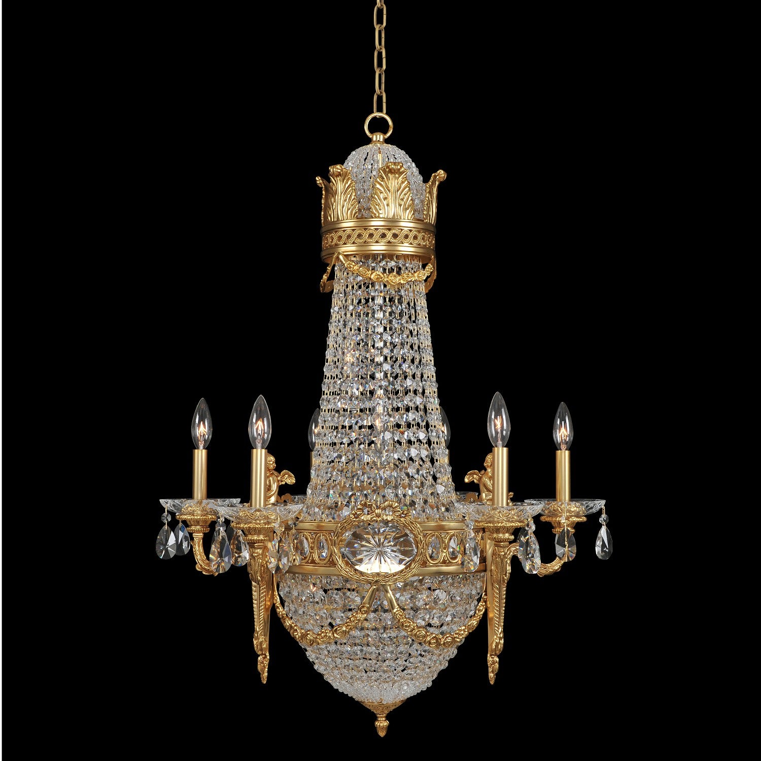 Allegri - 020450-003-FR001 - 12 Light Chandelier - Marseille - Antique Brass