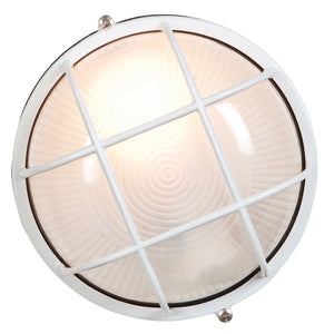 Access - 20296LEDDLP-WH/FST - LED Bulkhead - Nauticus Round Dual Mount - White