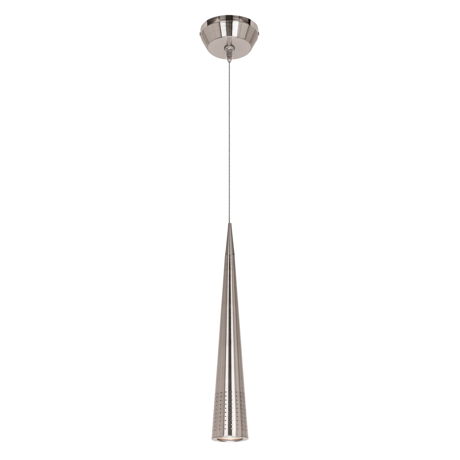 Access - 52052UJ-BS - One Light Pendant - Apollo - Brushed Steel