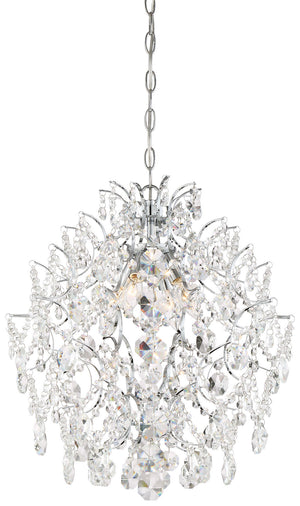 Minka-Lavery - 3156-77 - Four Light Chandelier - Isabella's Crown - Chrome