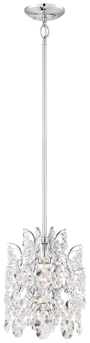 Minka-Lavery - 3155-77 - One Light Mini Pendant - Isabella's Crown - Chrome