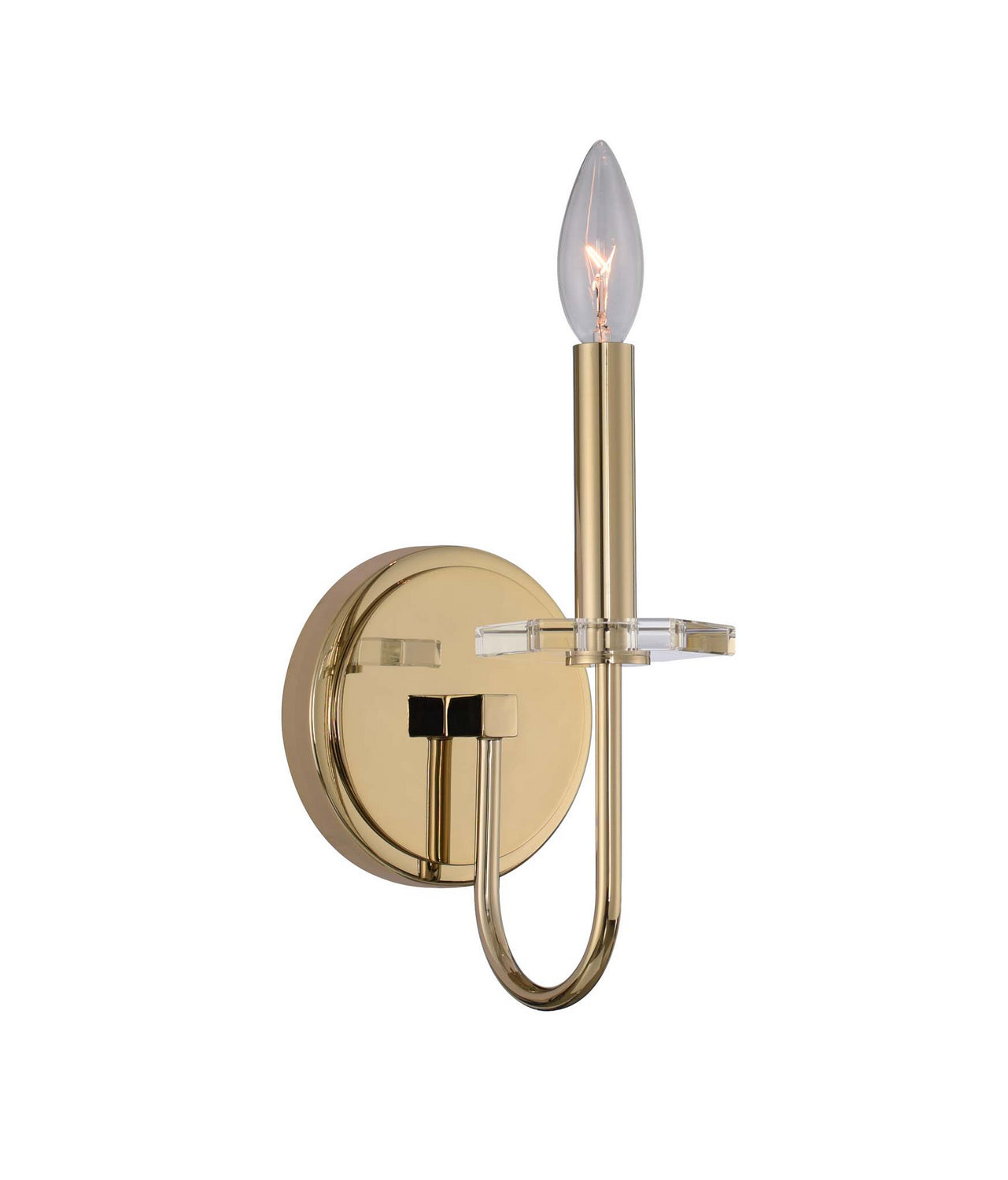 Allegri - 031221-041-FR001 - One Light Wall Bracket - Bolivar - Champagne Gold