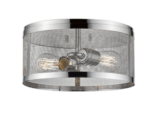 Z-Lite - 331F12-CH - Two Light Flush Mount - Meshsmith - Chrome