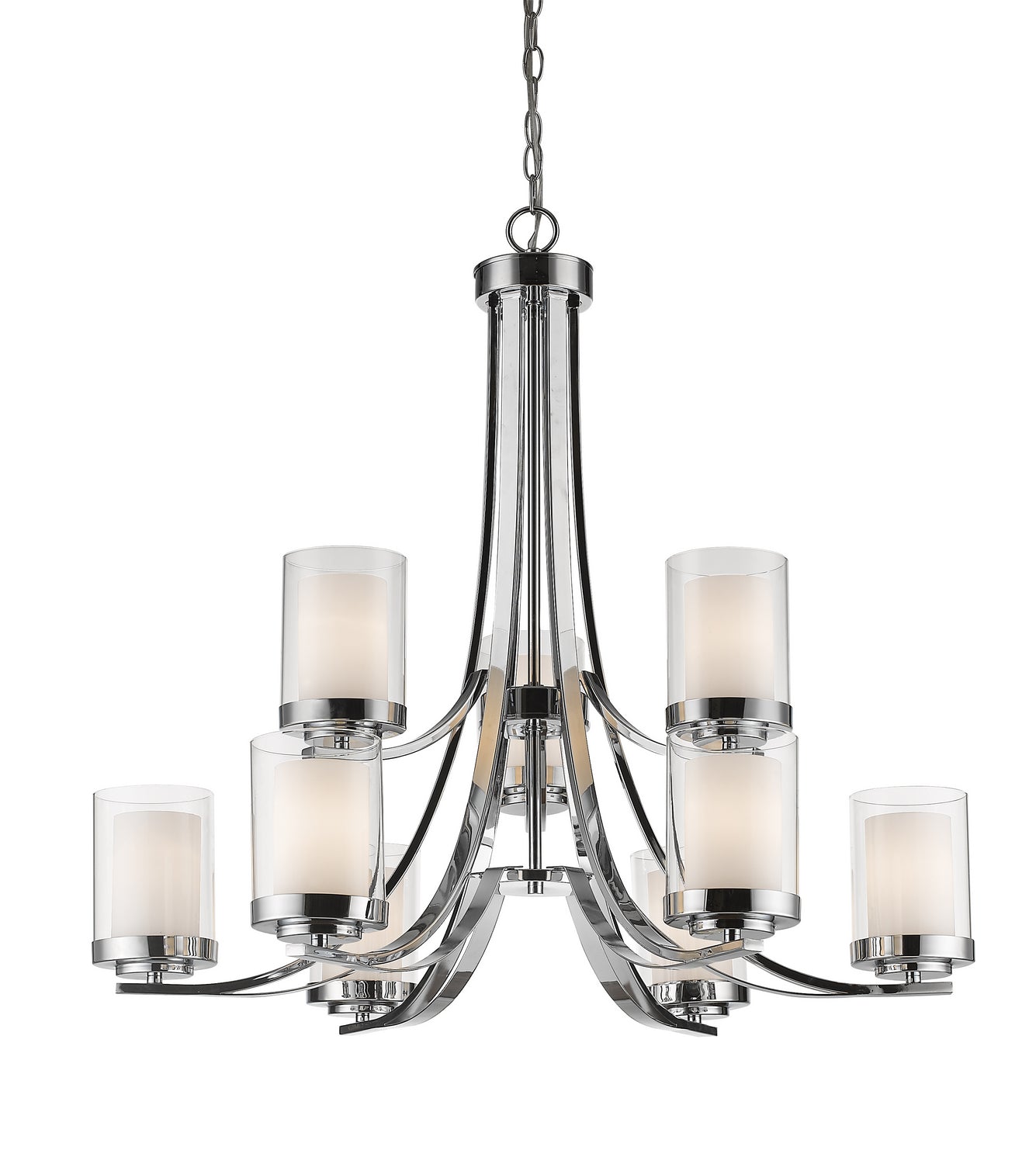 Z-Lite - 426-9-CH - Nine Light Chandelier - Willow - Chrome