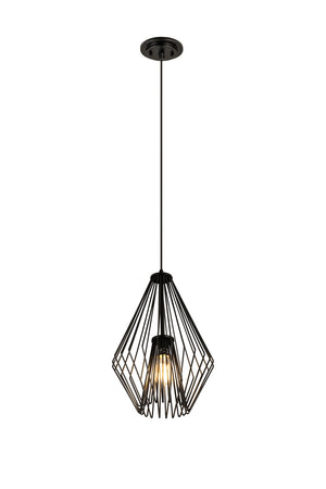 Z-Lite - 442MP12-MB - One Light Pendant - Quintus - Matte Black