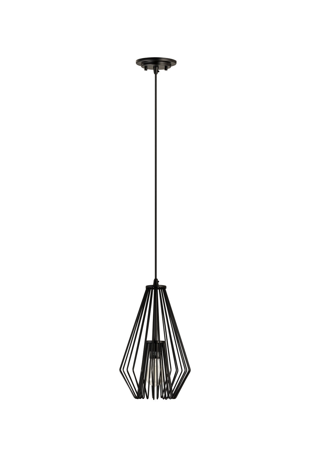 Z-Lite - 442MP-MB - One Light Pendant - Quintus - Matte Black