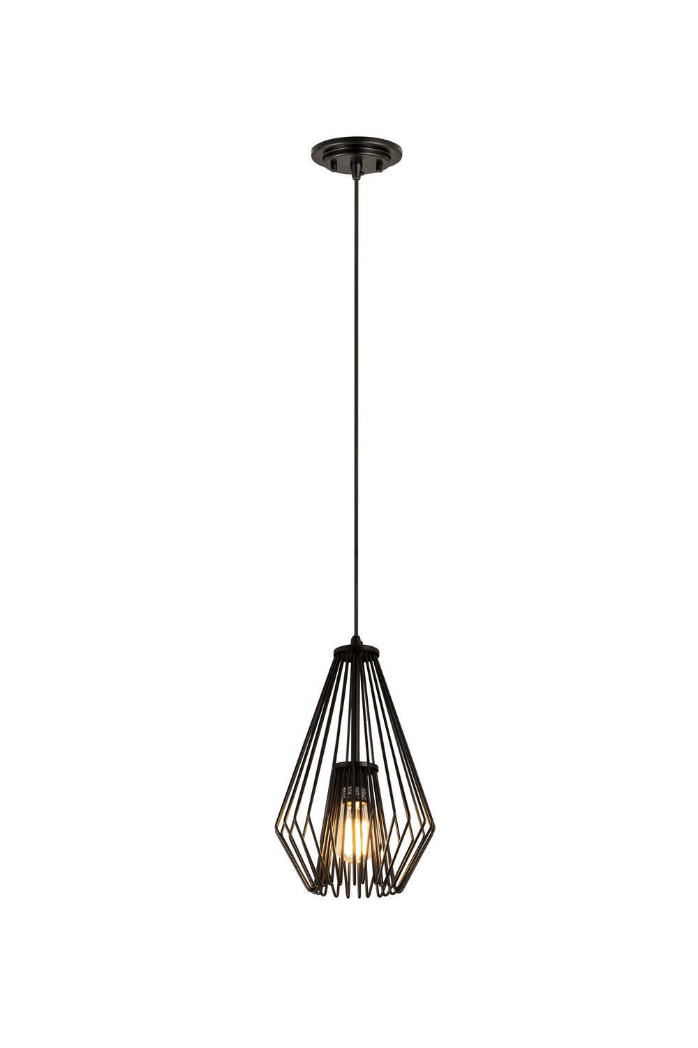 Z-Lite - 442MP-MB - One Light Pendant - Quintus - Matte Black