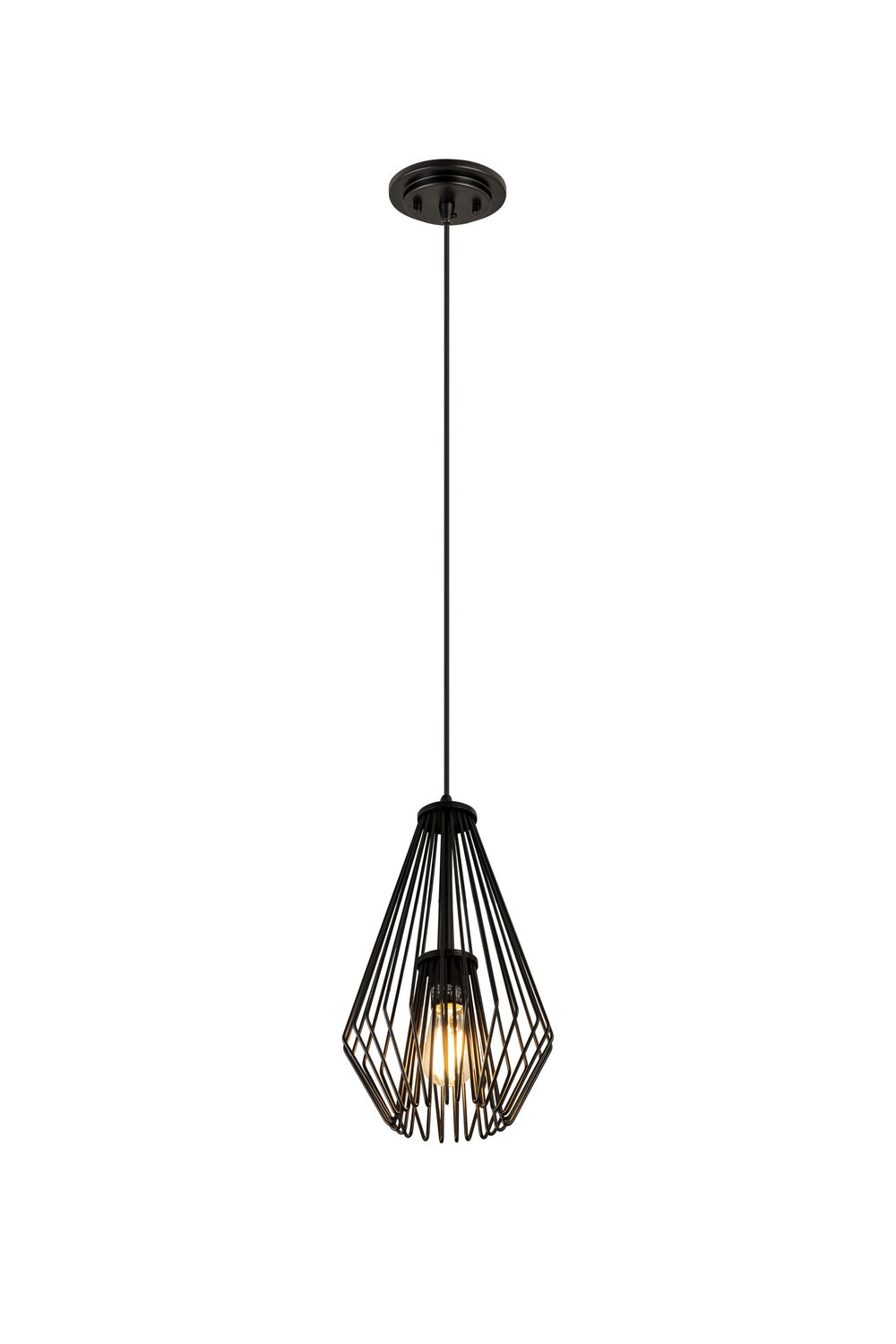 Z-Lite - 442MP-MB - One Light Pendant - Quintus - Matte Black