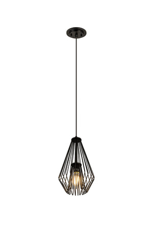 Z-Lite - 442MP-MB - One Light Pendant - Quintus - Matte Black