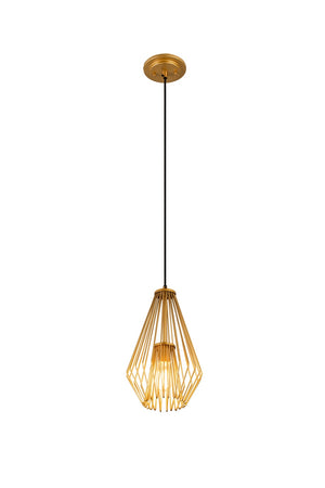 Z-Lite - 442MP-MG - One Light Pendant - Quintus - Metallic Gold