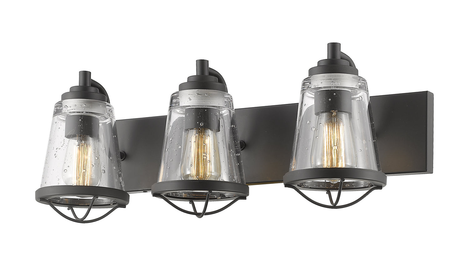 Z-Lite - 444-3V-BRZ - Three Light Vanity - Mariner - Bronze