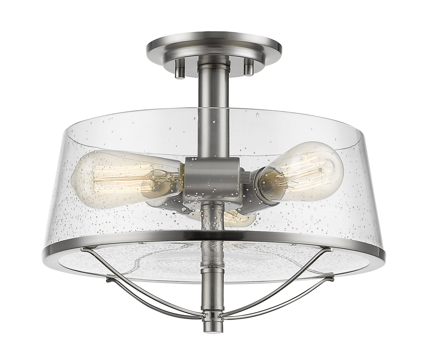 Z-Lite - 444SF-BN - Three Light Semi Flush Mount - Mariner - Brushed Nickel