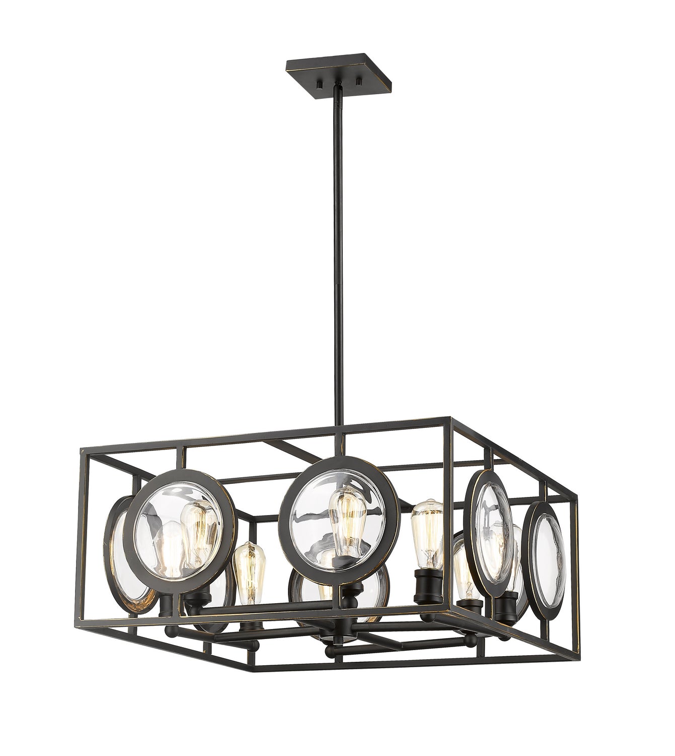 Z-Lite - 448-24OB - Eight Light Chandelier - Port - Olde Bronze