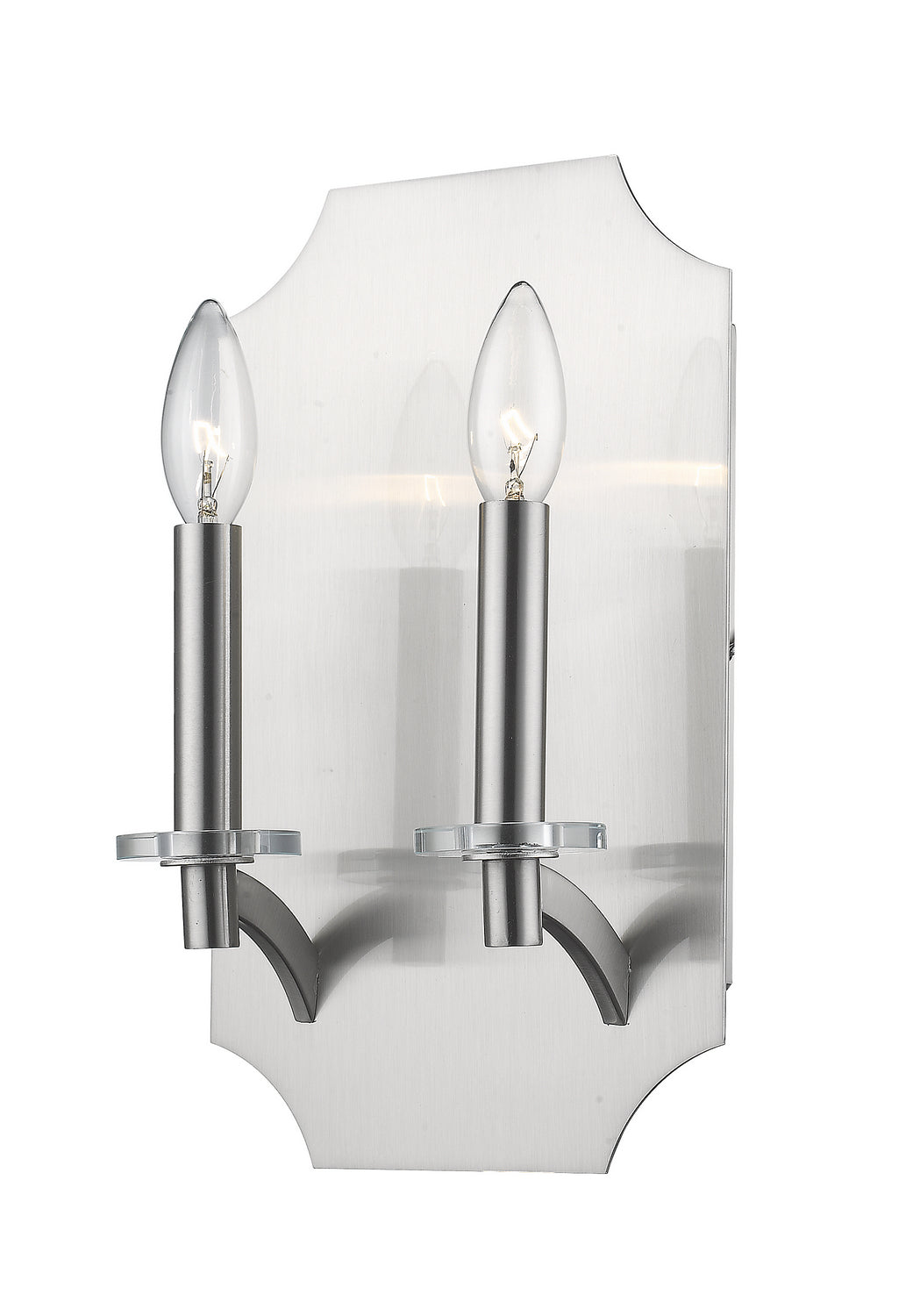 Z-Lite - 6008-2S-BN - Two Light Wall Sconce - Zander - Brushed Nickel