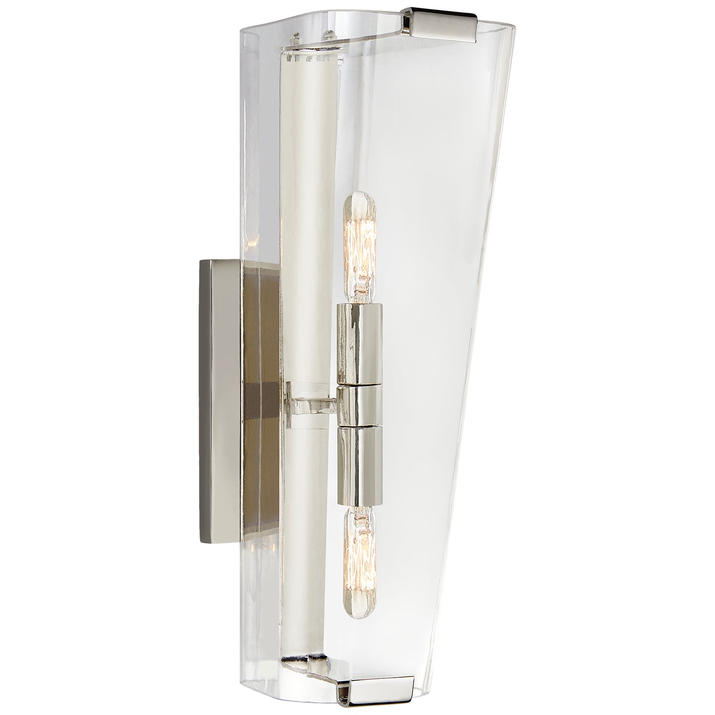 Visual Comfort Signature - ARN 2310PN-CG - Two Light Wall Sconce - Alpine - Polished Nickel