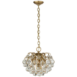 Visual Comfort Signature - ARN 5122HAB-CG - Six Light Chandelier - Bellvale - Hand-Rubbed Antique Brass