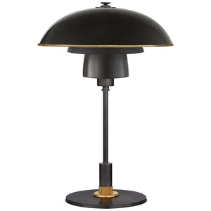 Visual Comfort Signature - TOB 3513BZ/HAB-BZ - One Light Desk Lamp - Whitman - Bronze and Hand-Rubbed Antique Brass
