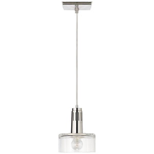 Visual Comfort Signature - TOB 5702PN-CG - One Light Pendant - Iris - Polished Nickel