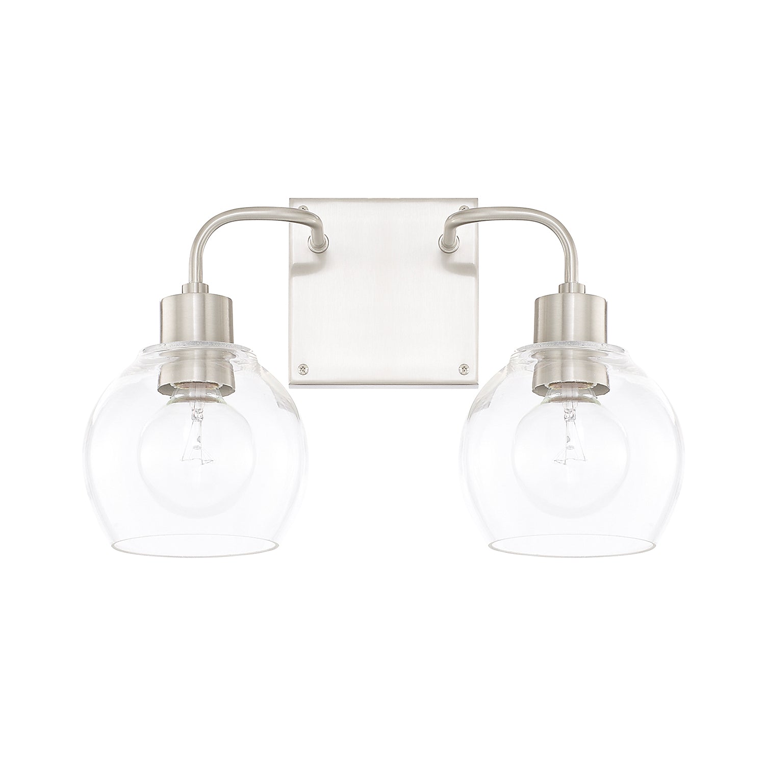 Capital Lighting - 120021BN-426 - Two Light Vanity - Tanner - Brushed Nickel