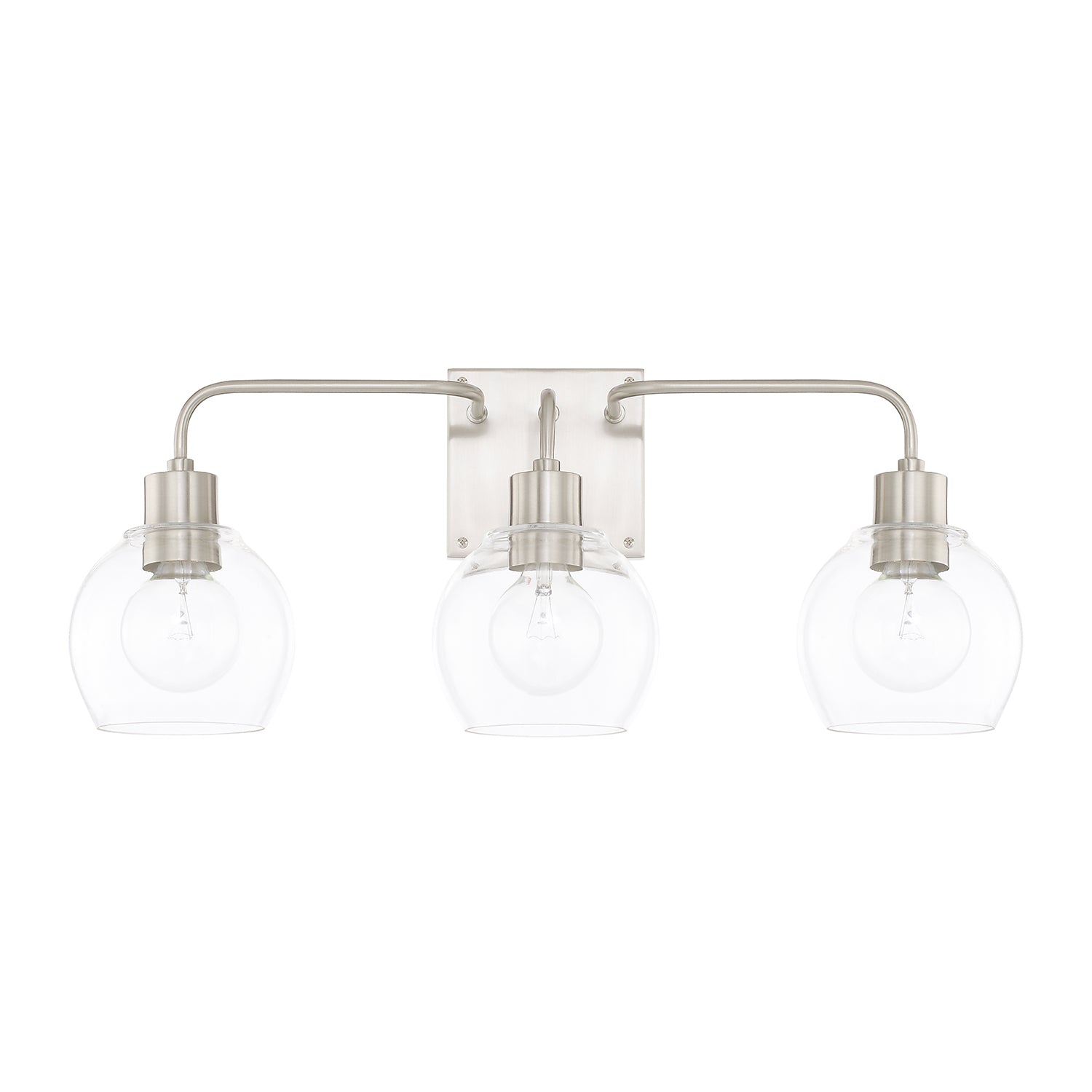 Capital Lighting - 120031BN-426 - Three Light Vanity - Tanner - Brushed Nickel