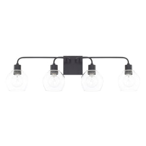 Capital Lighting - 120041MB-426 - Four Light Vanity - Tanner - Matte Black