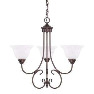 Capital Lighting - 3223BZ-220 - Three Light Chandelier - Hometown - Bronze
