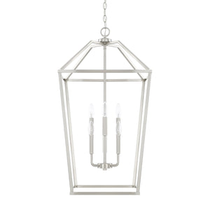 Capital Lighting - 522761BN - Six Light Foyer - Birch - Brushed Nickel