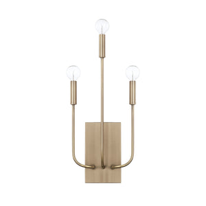 Capital Lighting - 621931AD - Three Light Wall Sconce - Zander - Aged Brass