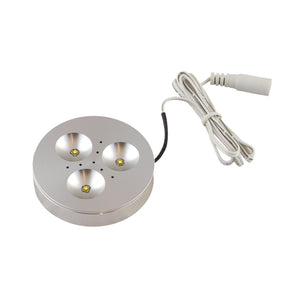 Diode LED - DI-0333-SA - LED Puck Light - Triant - Brushed Aluminum