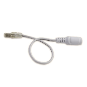 Diode LED - DI-10MM-WL-DC-F-25 - Plug to DC Adapter Connector - White