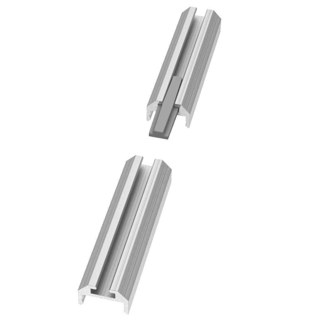 Diode LED - DI-1631-10 - Channel - End-to-End Connectors - Chromapath - Brushed Aluminum