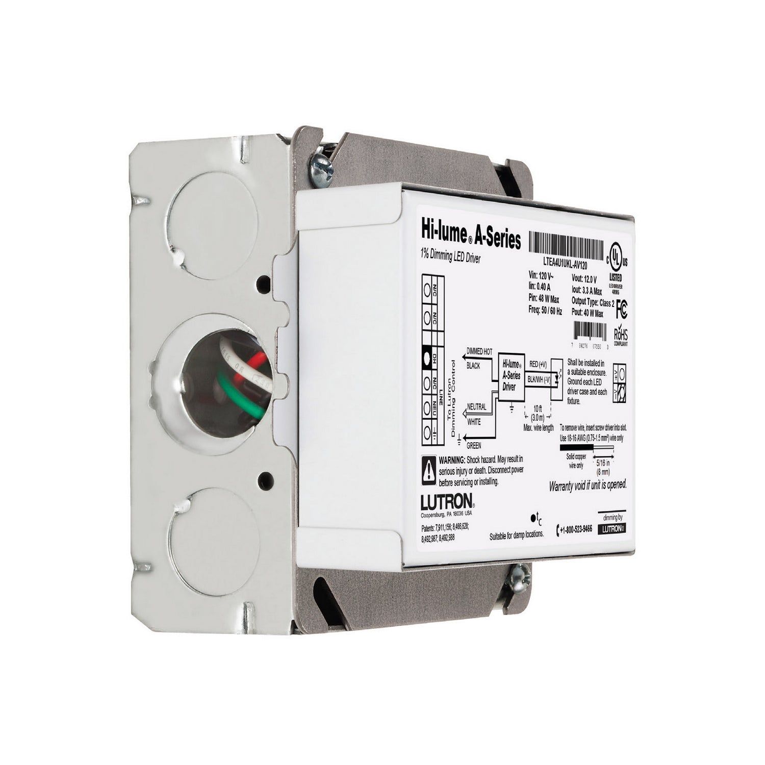 Diode LED - DI-DM-12V40W-L3D - Dimmable Driver